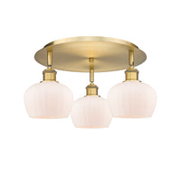 Ballston Semi-Flush Mount Satin Nickel