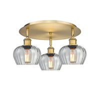 Ballston Semi-Flush Mount Satin Nickel