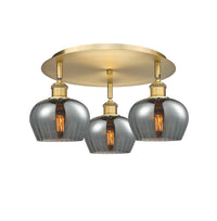 Ballston Semi-Flush Mount Satin Nickel