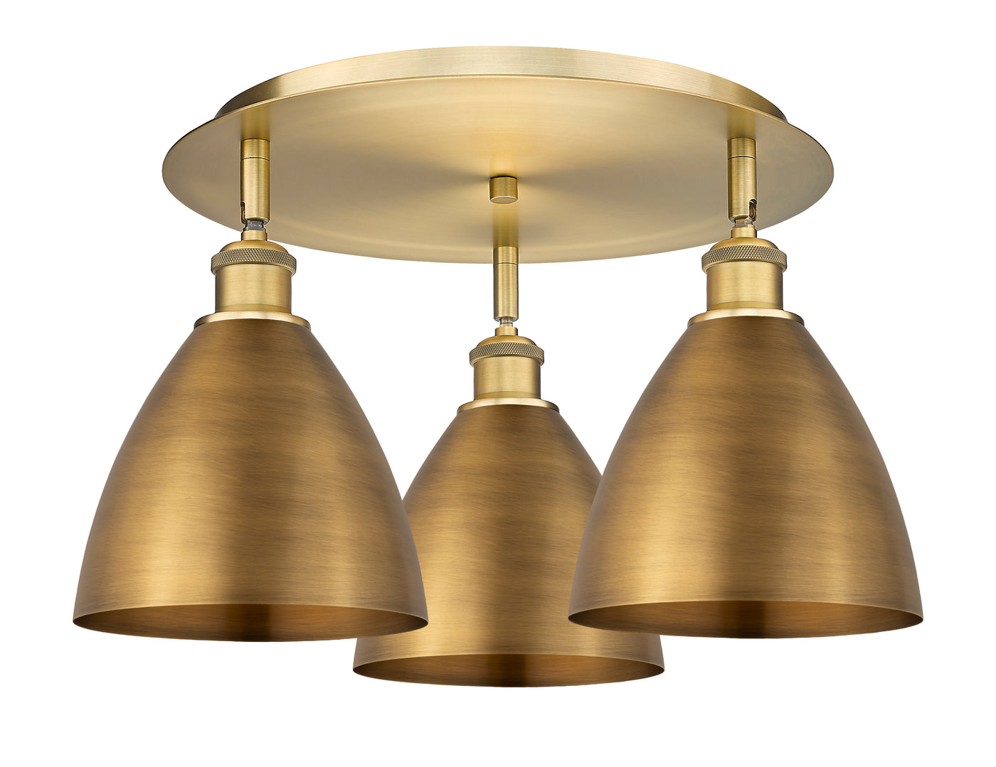 Ballston Semi-Flush Mount Satin Nickel