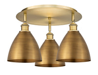 Ballston Semi-Flush Mount Satin Nickel