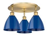 Ballston Semi-Flush Mount Satin Nickel