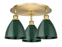 Ballston Semi-Flush Mount Satin Nickel