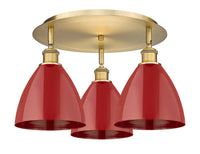 Ballston Semi-Flush Mount Satin Nickel