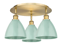 Ballston Semi-Flush Mount Satin Nickel