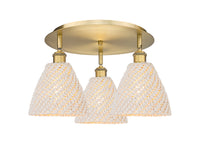 Ballston Semi-Flush Mount Satin Nickel