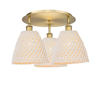 Ballston Semi-Flush Mount Satin Nickel