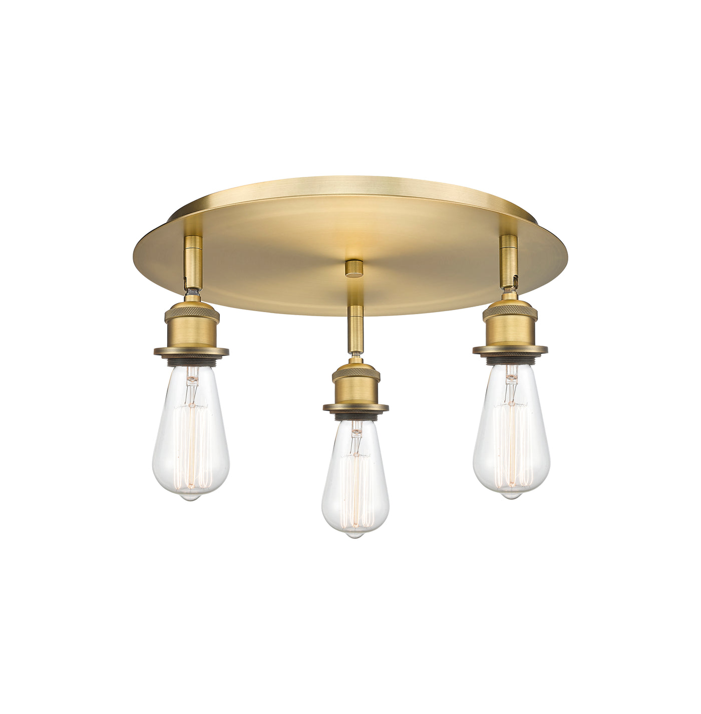 Ballston Semi-Flush Mount Satin Nickel