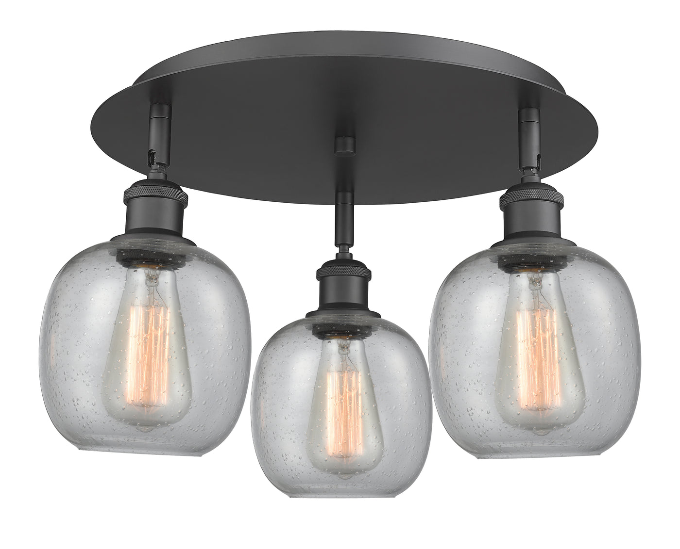 Ballston Semi-Flush Mount Satin Nickel