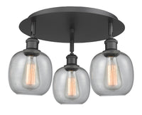 Ballston Semi-Flush Mount Satin Nickel