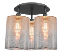 Ballston Semi-Flush Mount Satin Nickel Brass