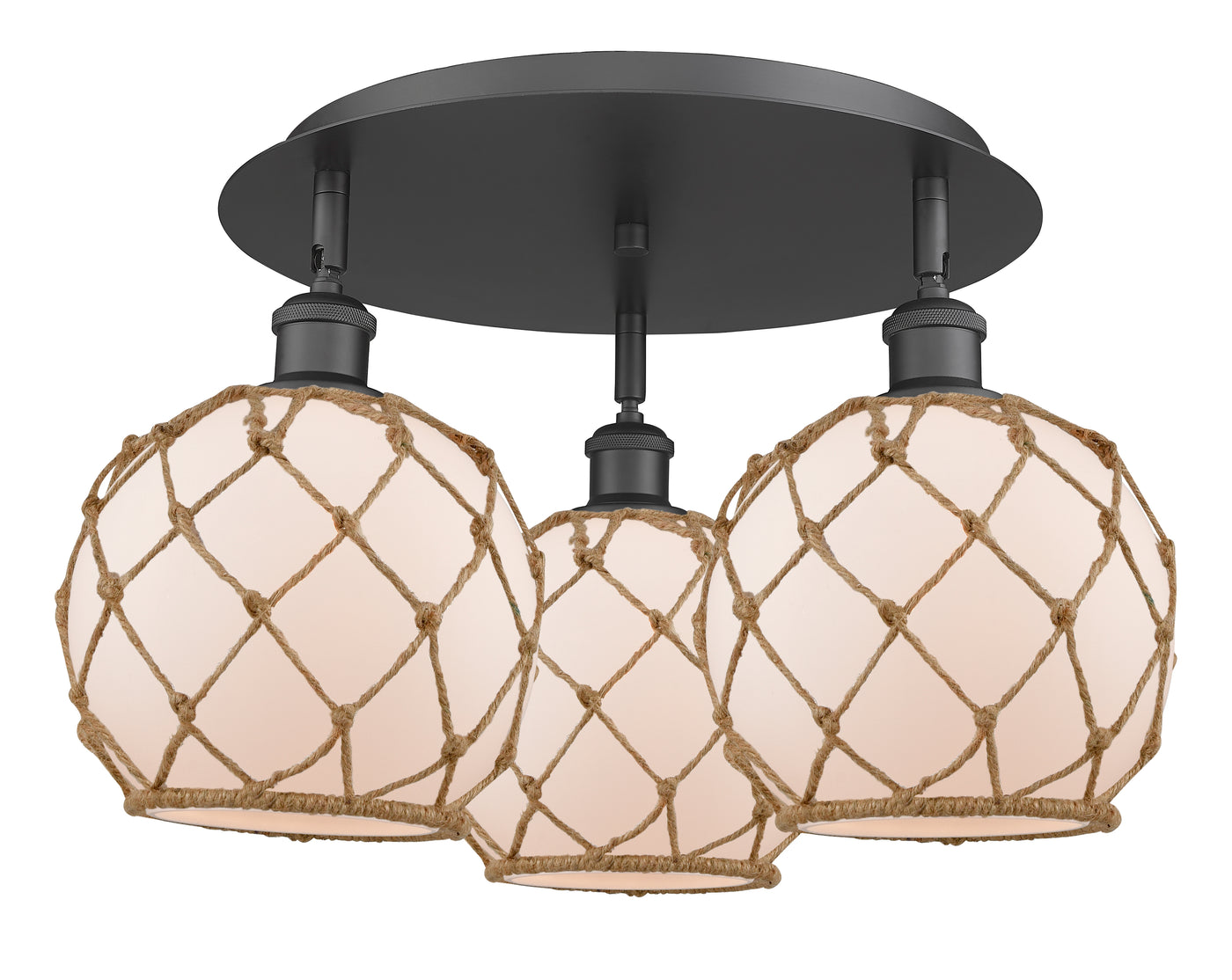 Ballston Semi-Flush Mount Satin Nickel