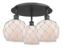 Ballston Semi-Flush Mount Satin Nickel