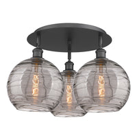 Ballston Semi-Flush Mount Satin Nickel
