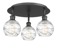 Ballston Semi-Flush Mount Satin Nickel Finish