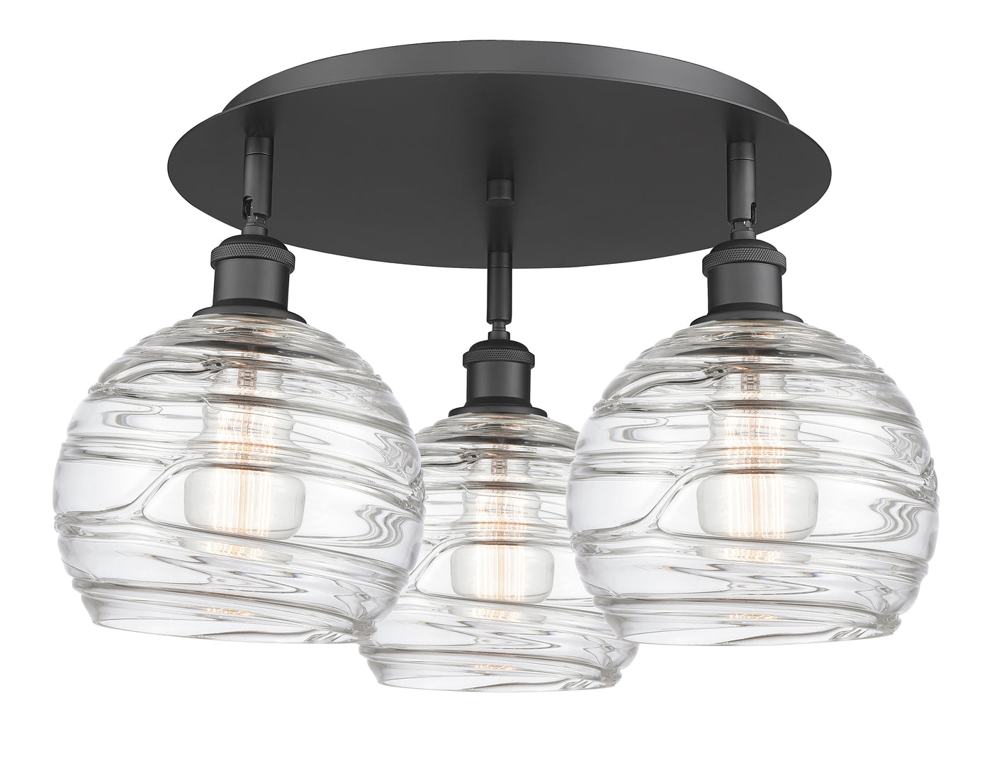 Ballston Semi-Flush Mount Satin Nickel