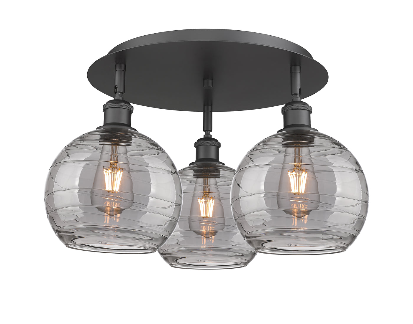 Ballston Semi-Flush Mount Satin Nickel