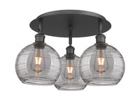 Ballston Semi-Flush Mount Satin Nickel