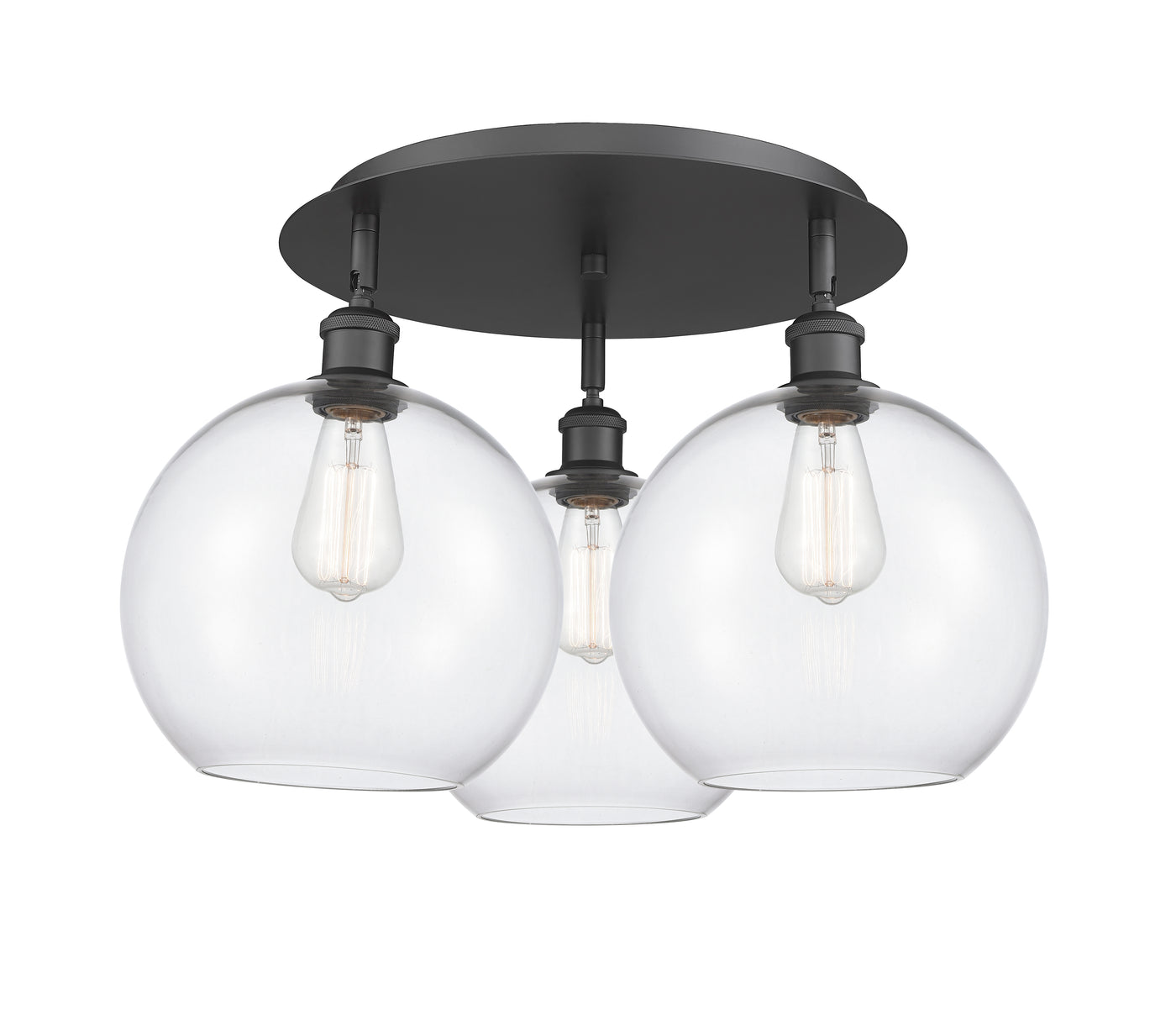 Ballston Semi-Flush Mount Satin Nickel