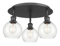 Ballston Semi-Flush Mount Satin Nickel