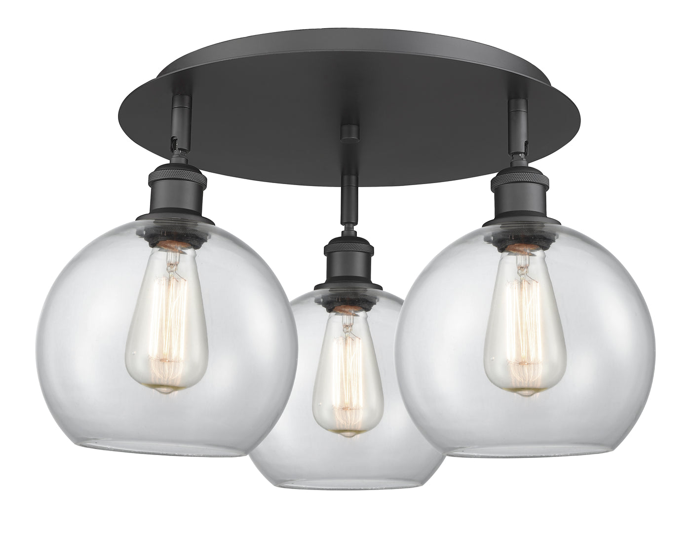 Ballston Semi-Flush Mount Satin Nickel