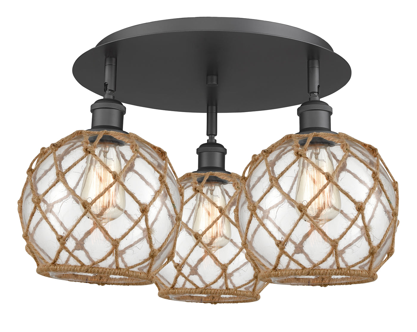 Ballston Semi-Flush Mount Satin Nickel