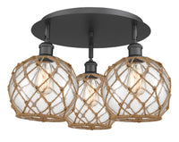 Ballston Semi-Flush Mount Satin Nickel