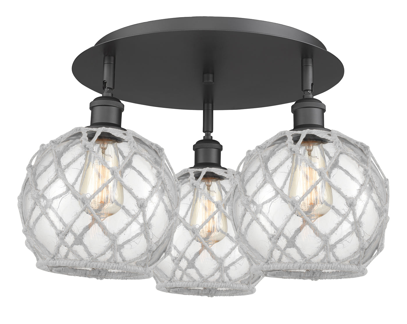 Ballston Semi-Flush Mount Satin Nickel