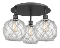 Ballston Semi-Flush Mount Satin Nickel