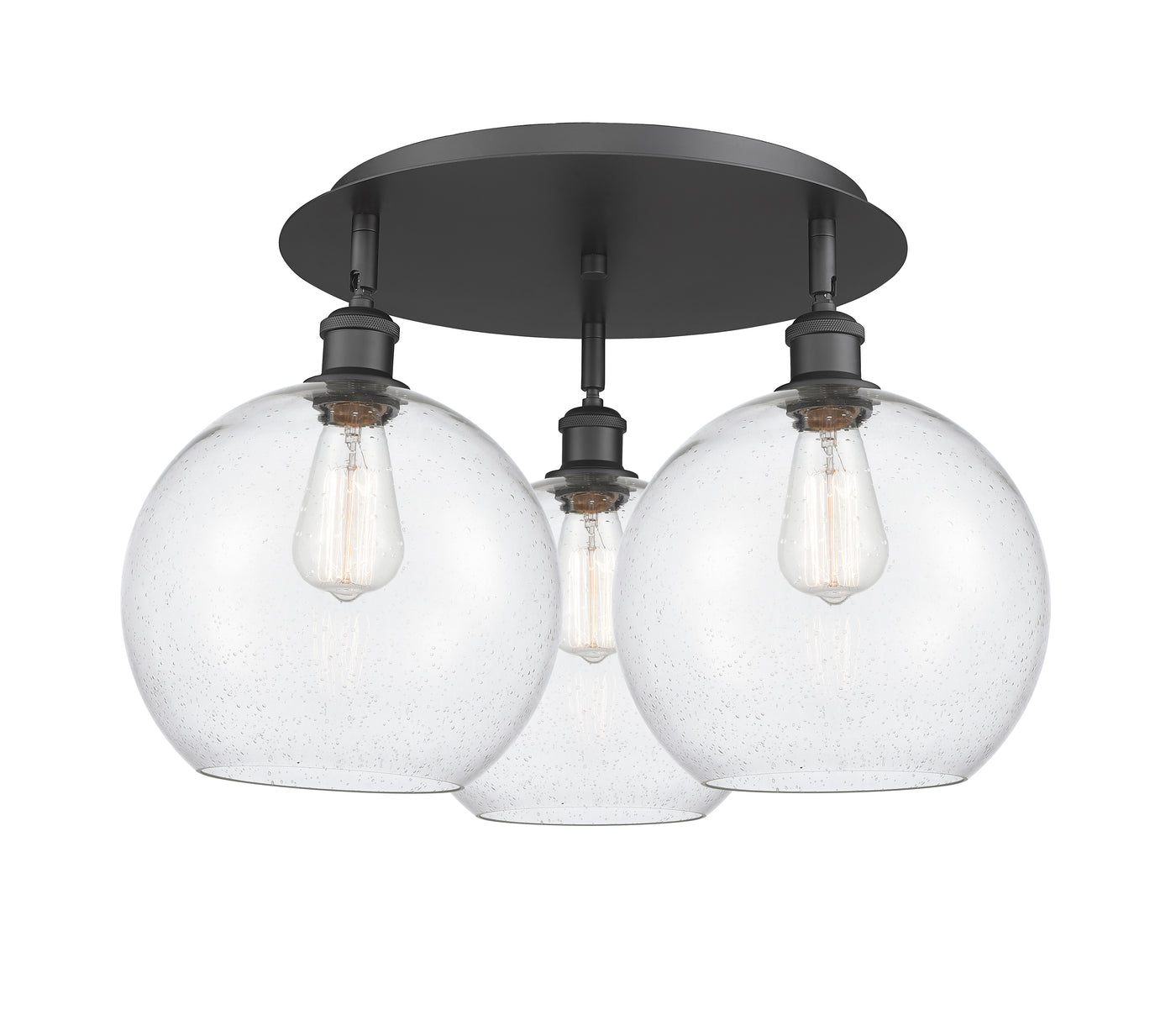 Ballston Semi-Flush Mount Satin Nickel