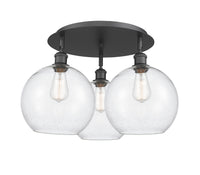 Ballston Semi-Flush Mount Satin Nickel