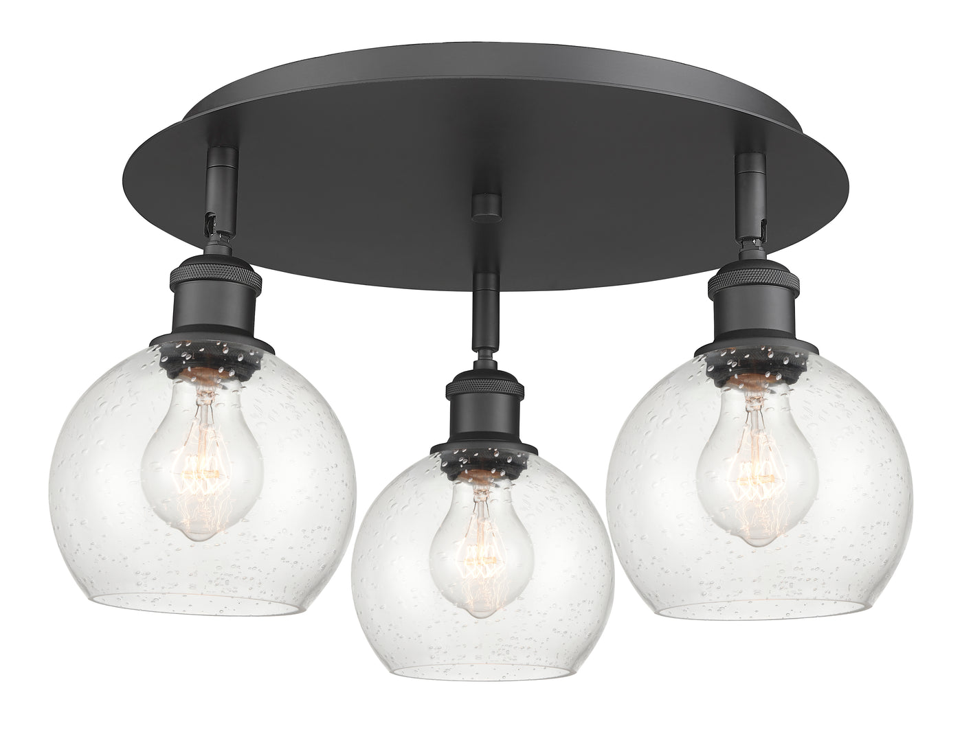 Ballston Semi-Flush Mount Satin Nickel