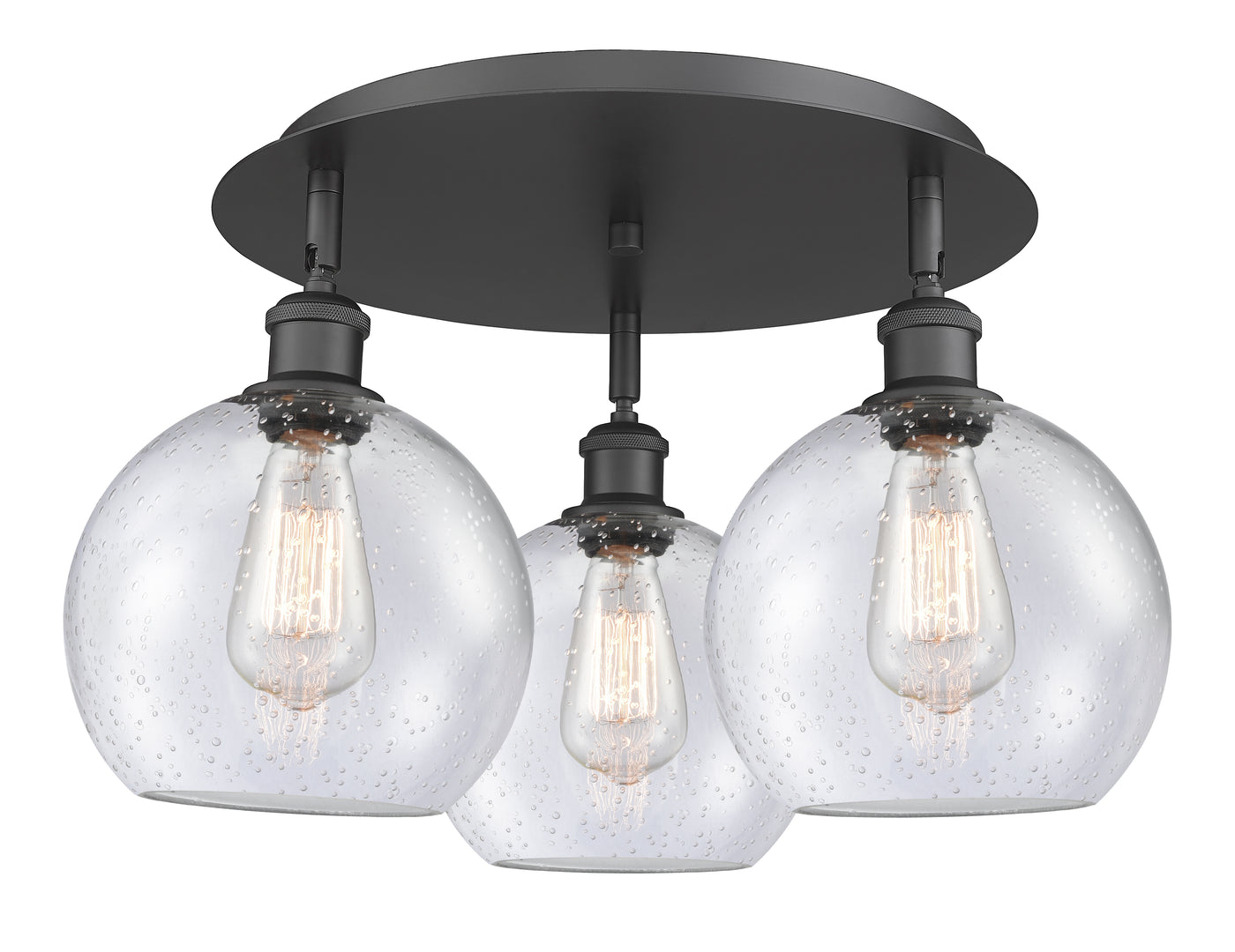 Ballston Semi-Flush Mount Satin Nickel