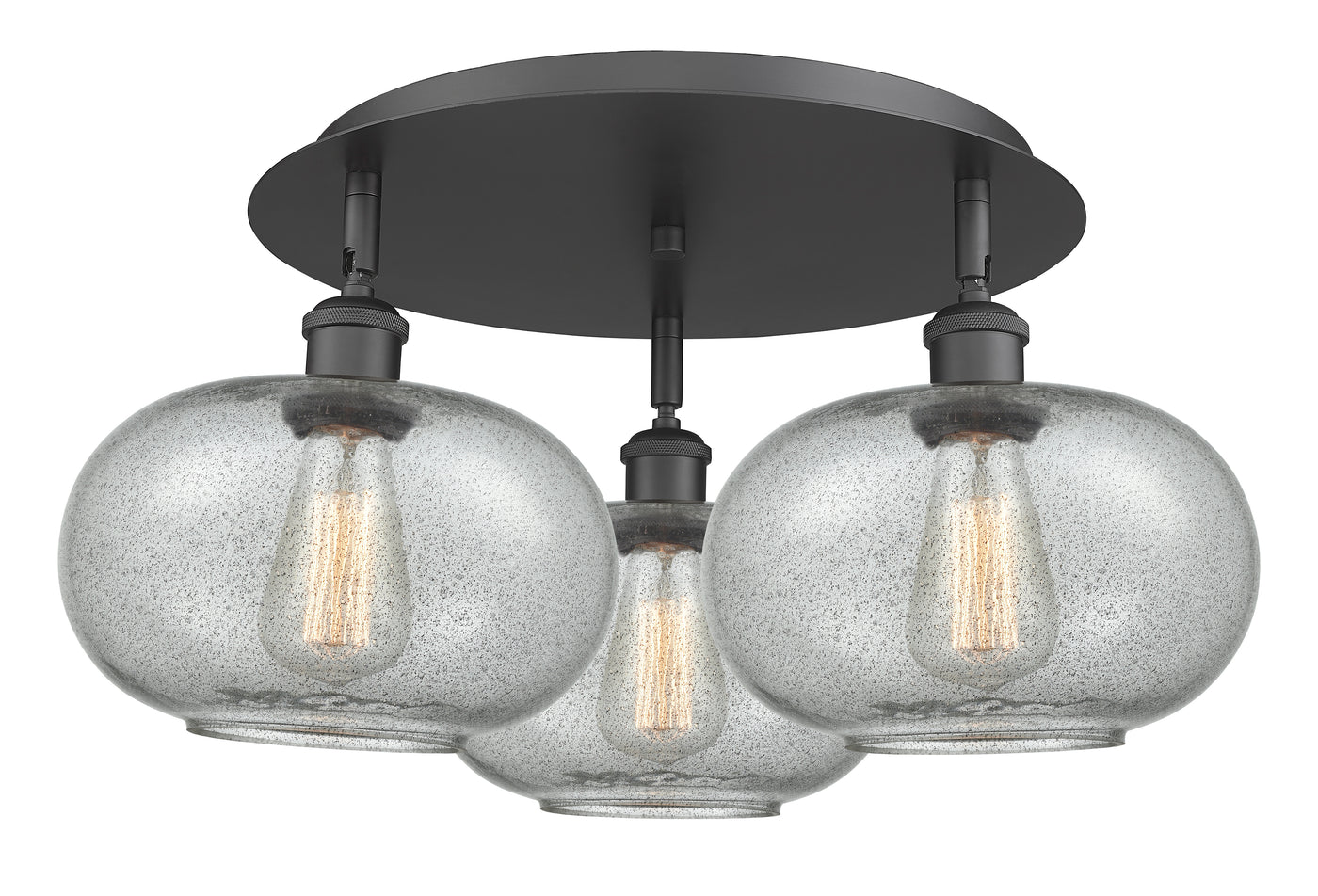 Ballston Semi-Flush Mount Satin Nickel