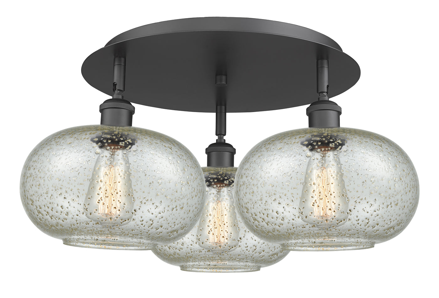 Ballston Semi-Flush Mount Satin Nickel