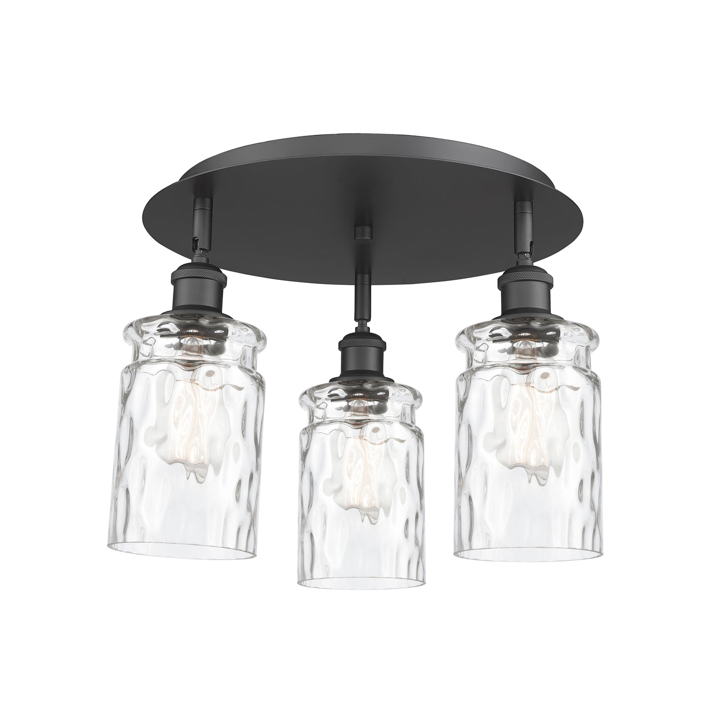 Ballston Semi-Flush Mount Satin Nickel
