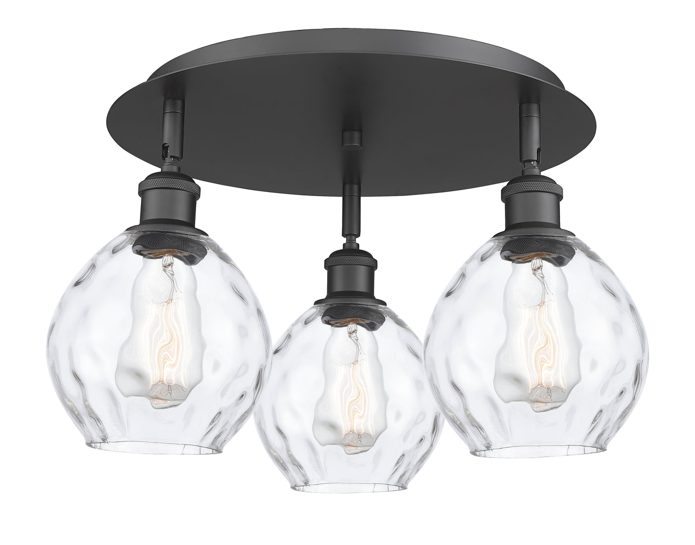Ballston Semi-Flush Mount Satin Nickel
