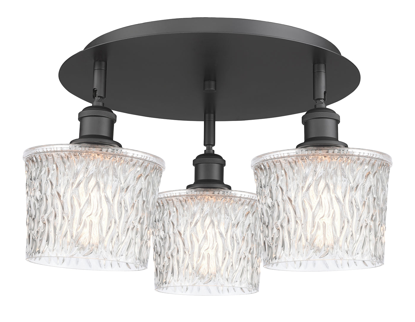 Ballston Semi-Flush Mount Satin Nickel
