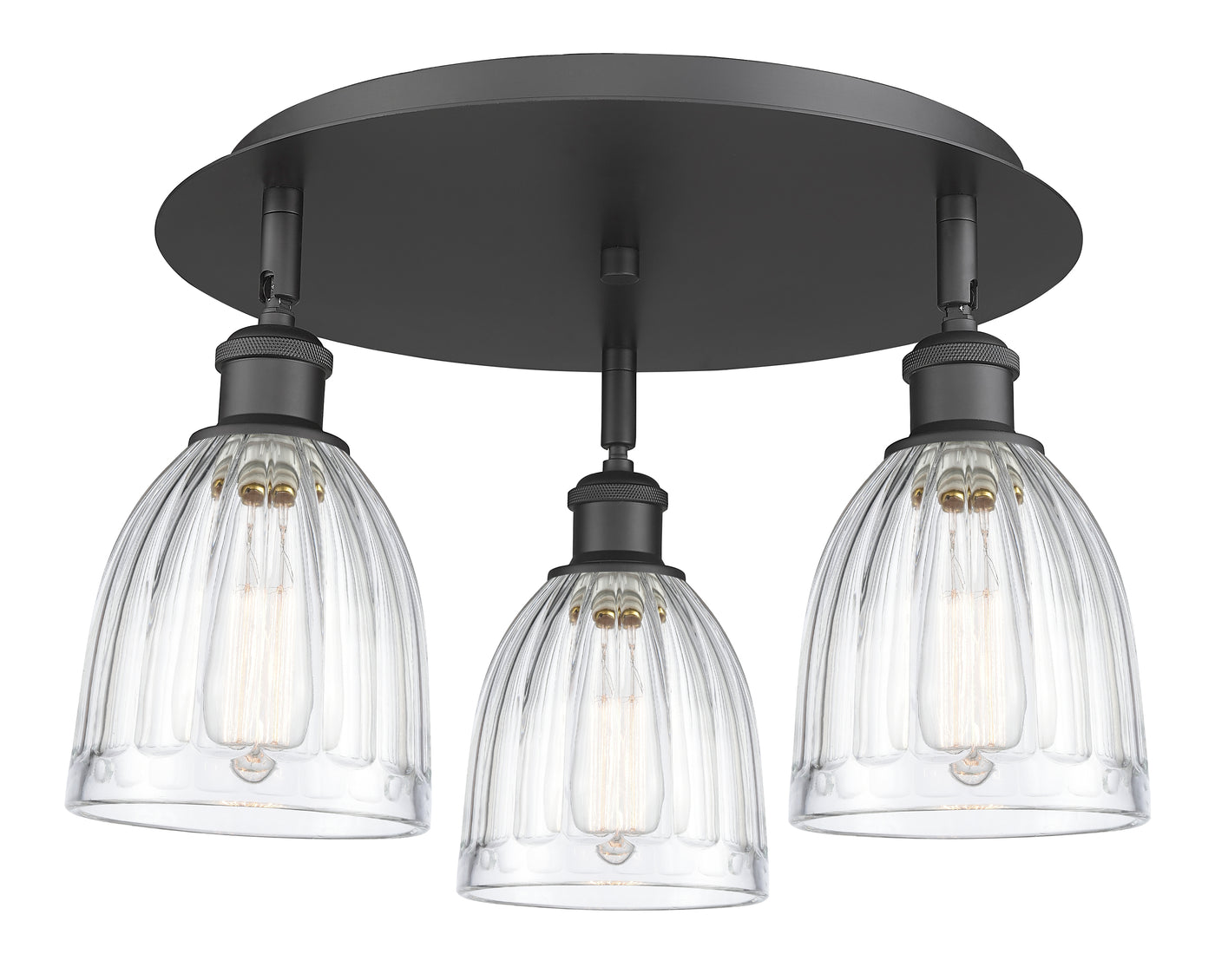 Ballston Semi-Flush Mount Satin Nickel