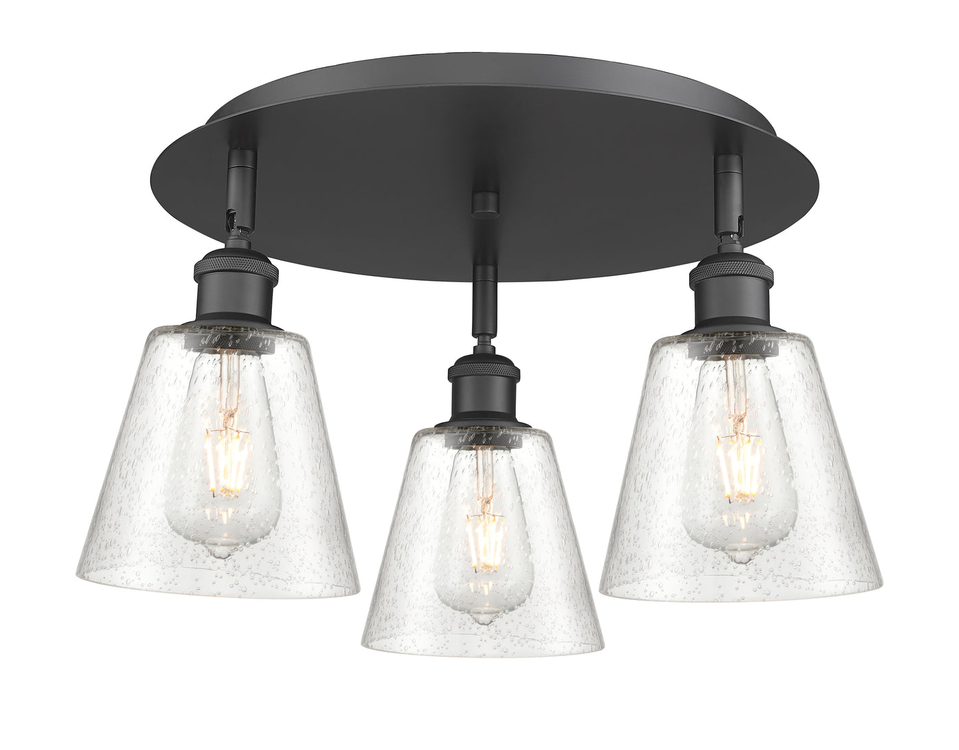 Ballston Semi-Flush Mount Satin Nickel