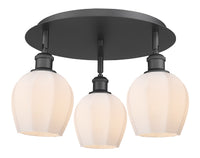 Ballston Semi-Flush Mount Satin Nickel