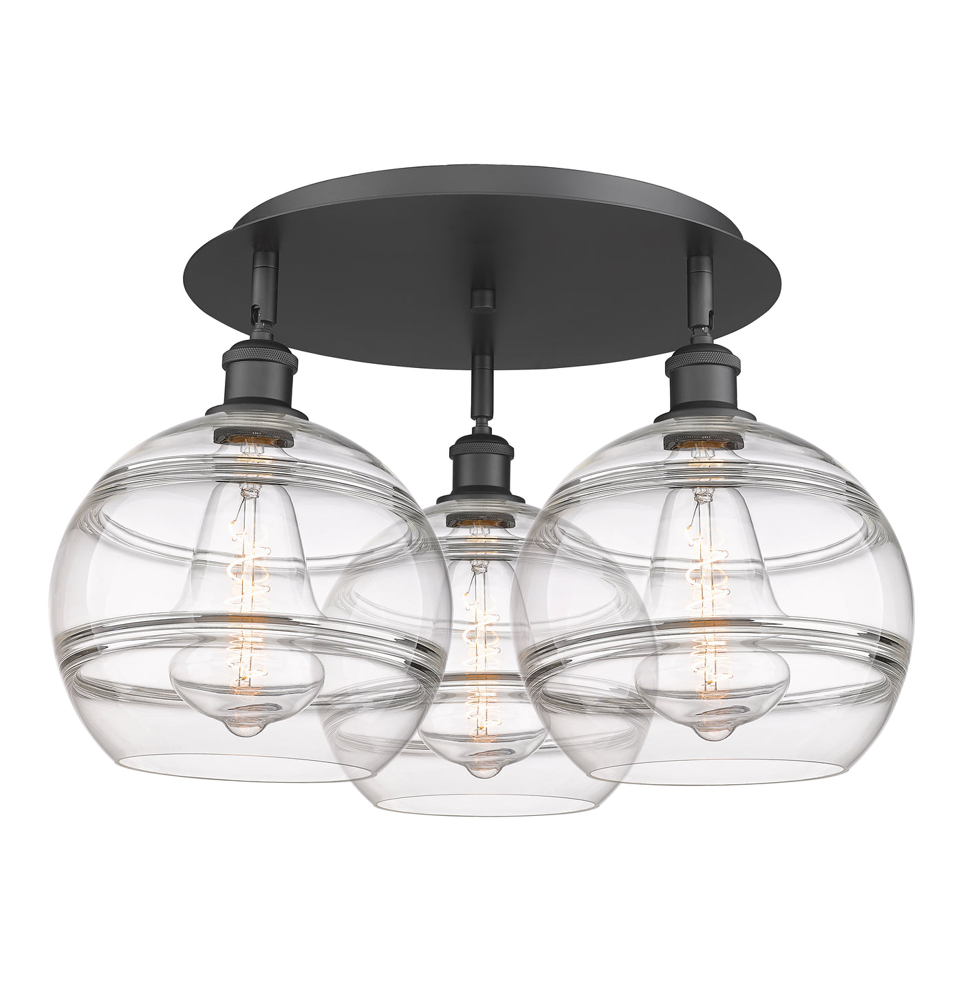 Ballston Semi-Flush Mount Satin Nickel