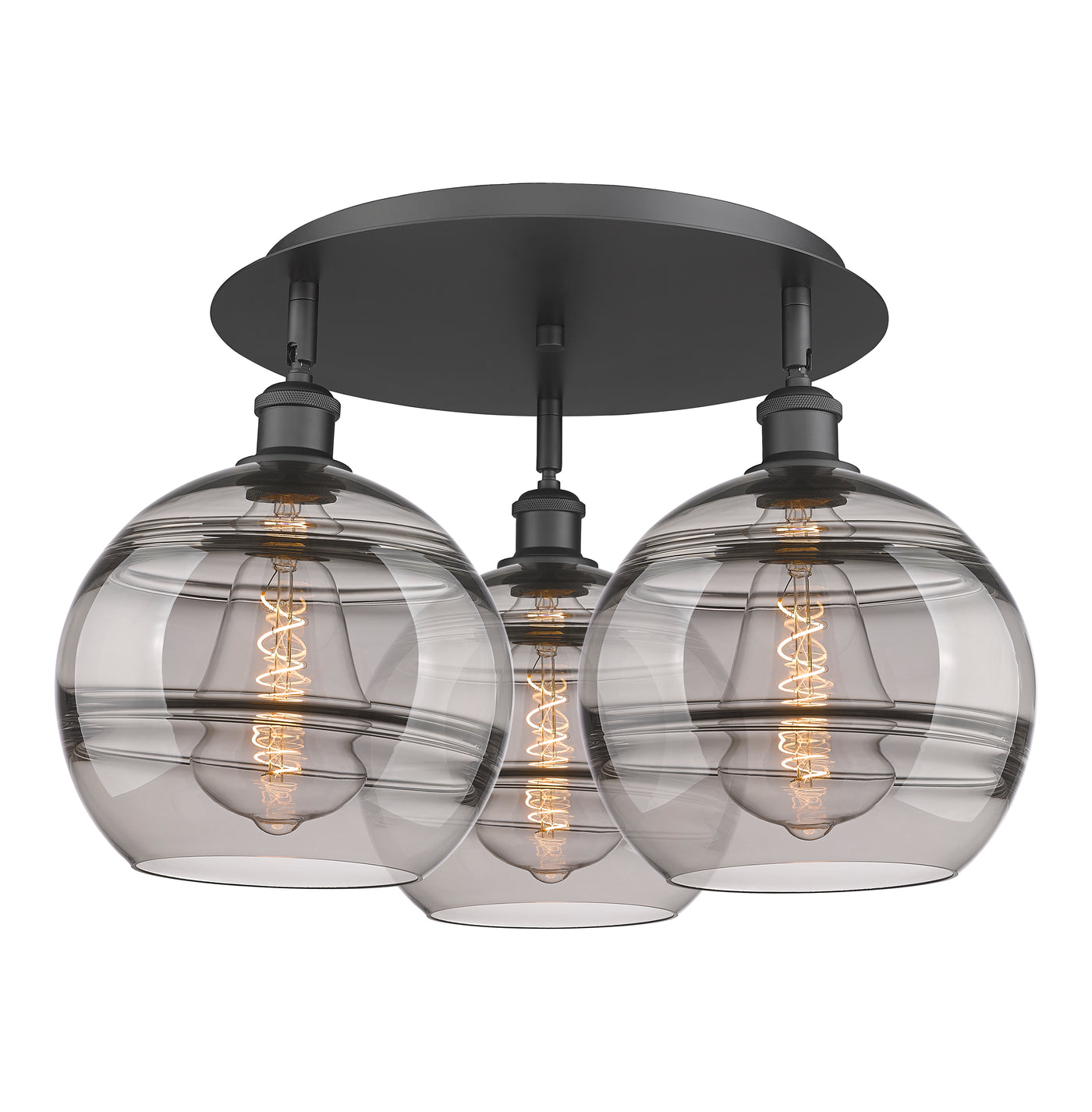 Ballston Semi-Flush Mount Satin Nickel