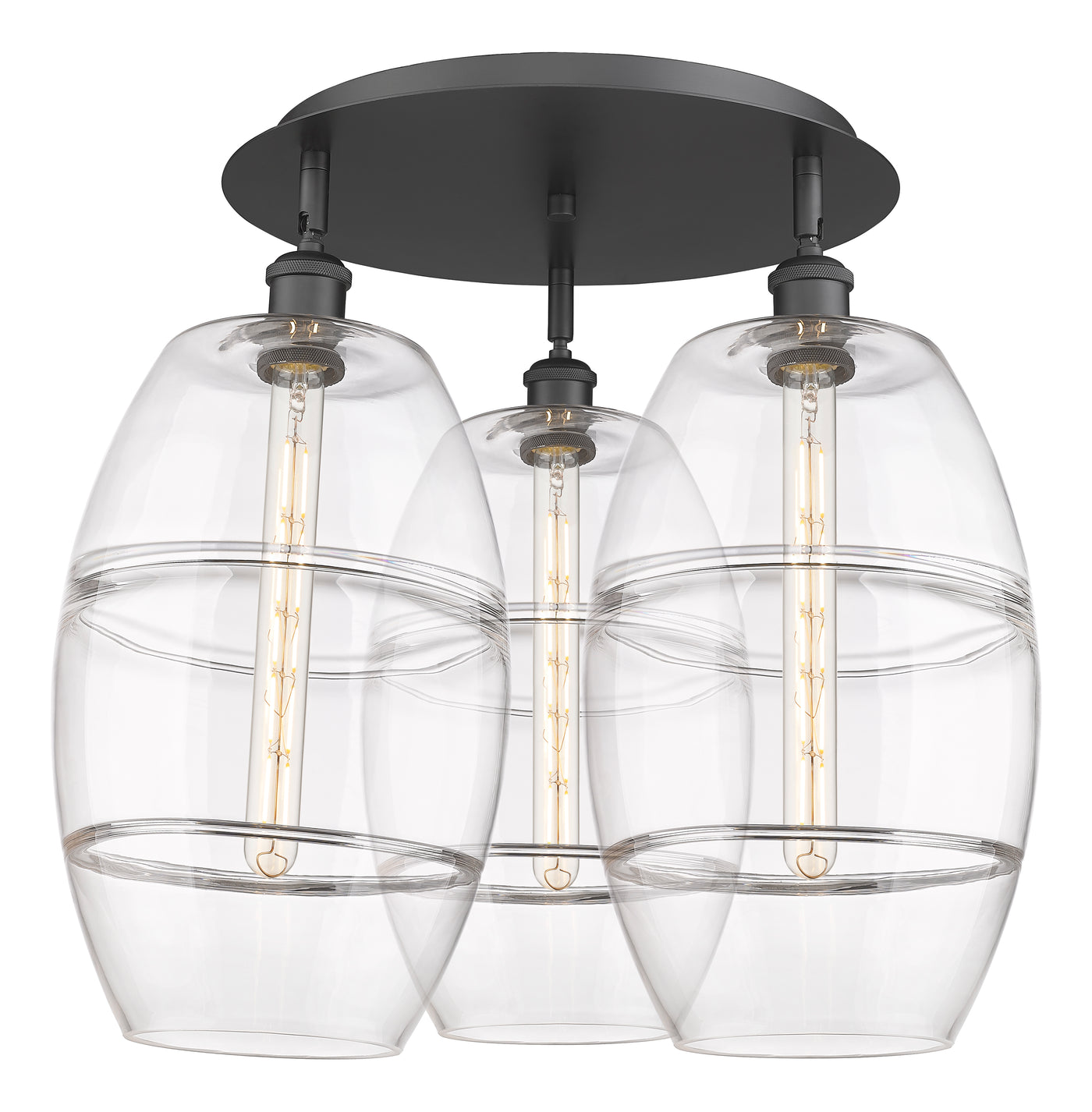 Ballston Semi-Flush Mount Satin Nickel