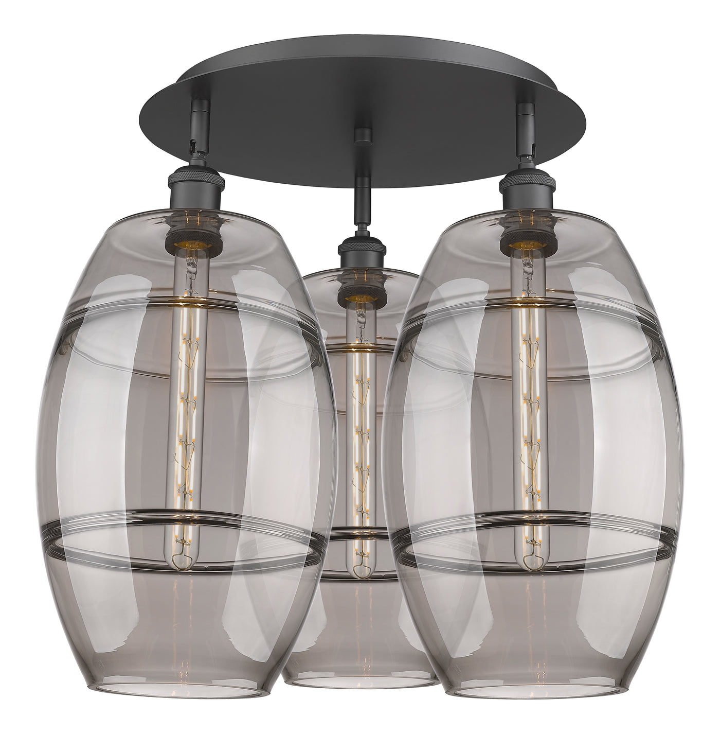 Ballston Semi-Flush Mount Satin Nickel