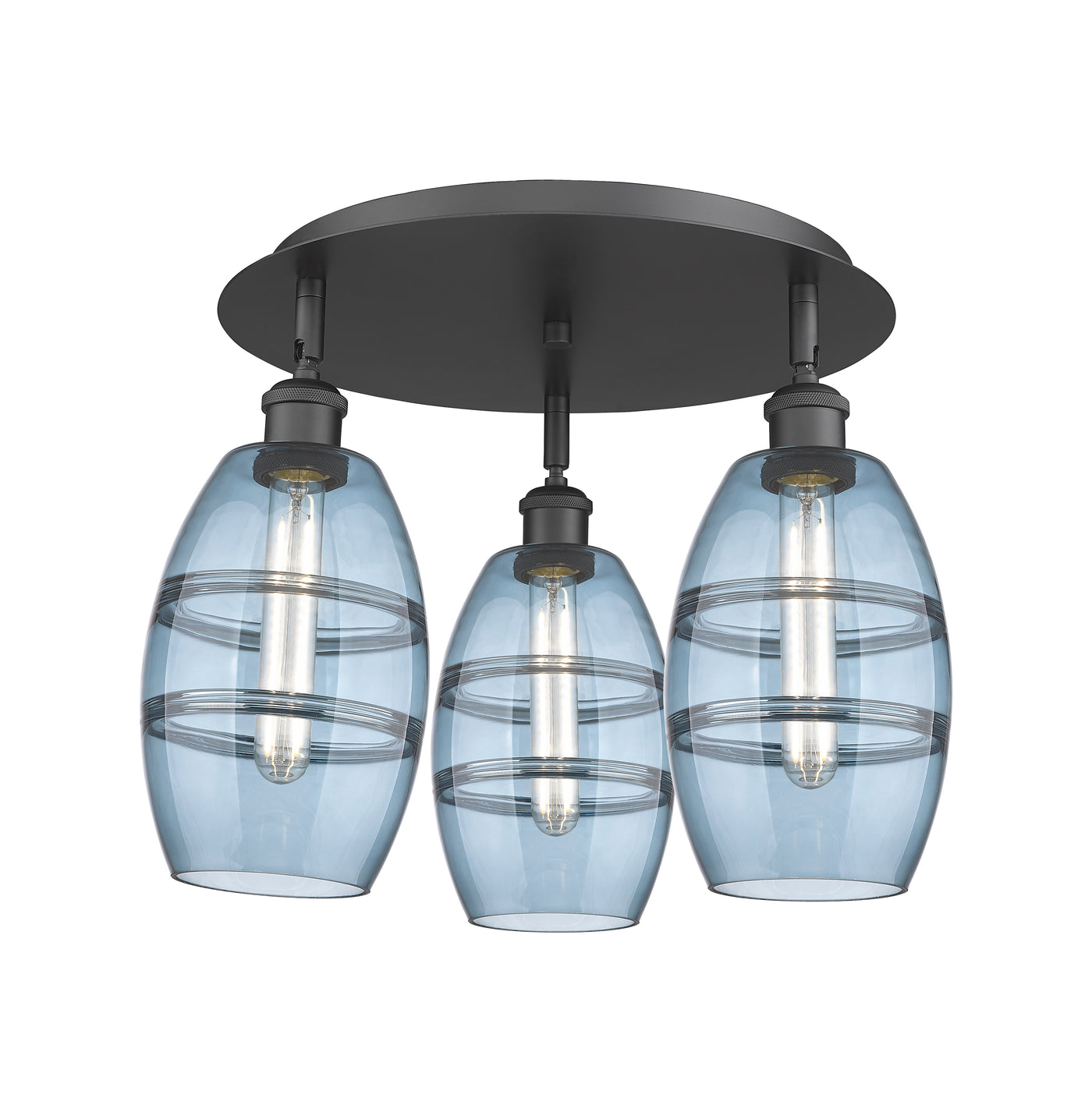 Ballston Semi-Flush Mount Satin Nickel
