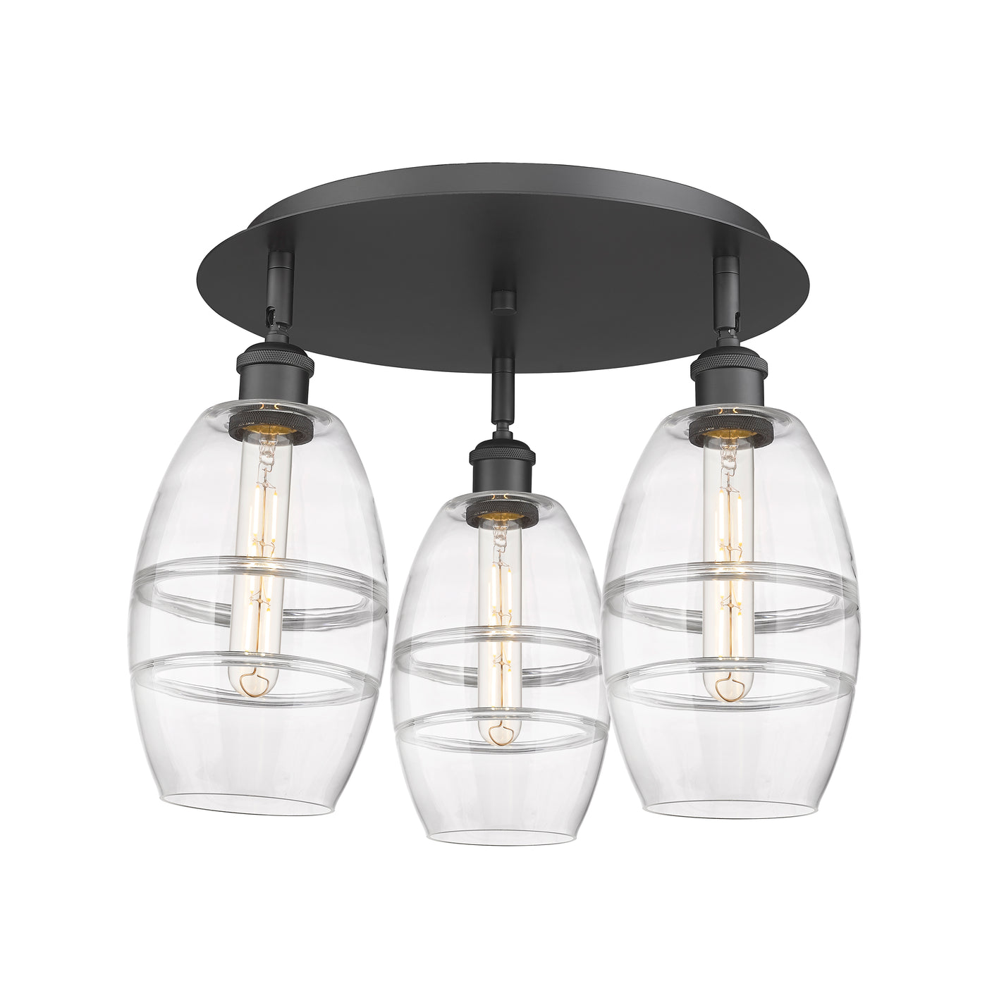 Ballston Semi-Flush Mount Satin Nickel