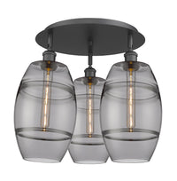 Ballston Semi-Flush Mount Satin Nickel