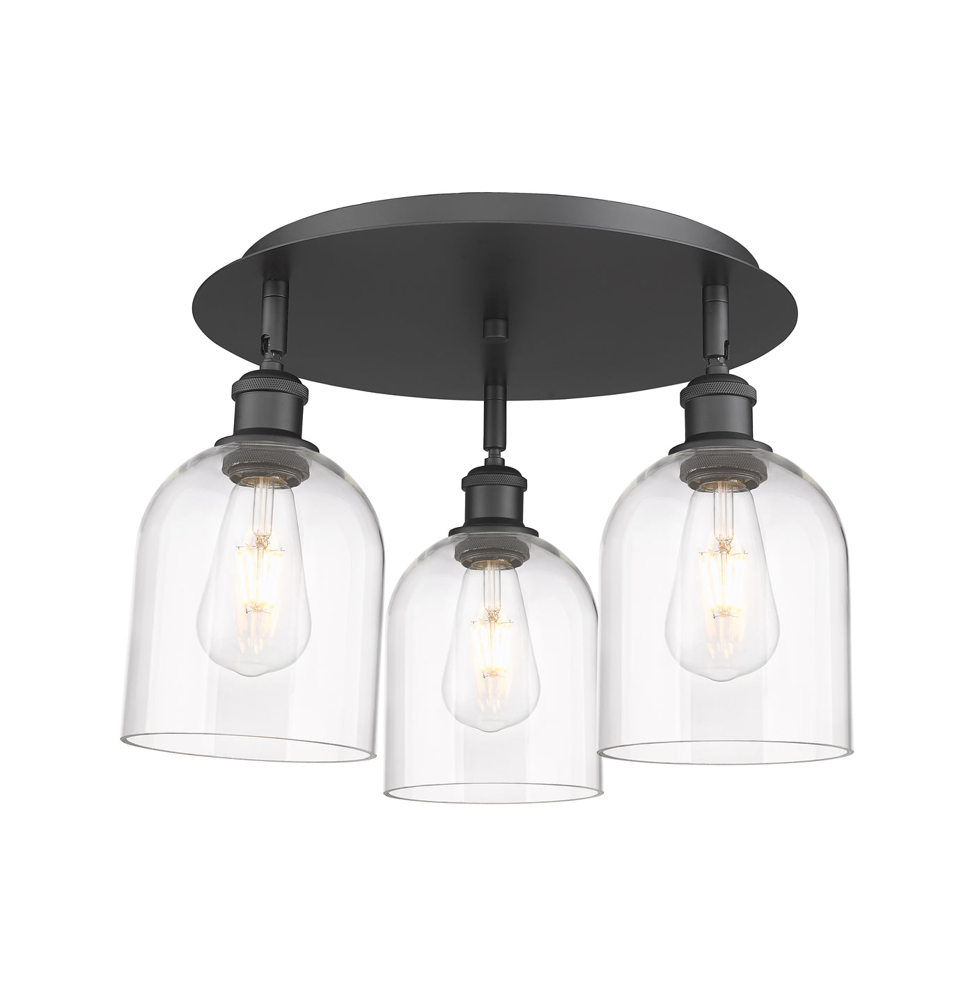 Ballston Semi-Flush Mount Satin Nickel
