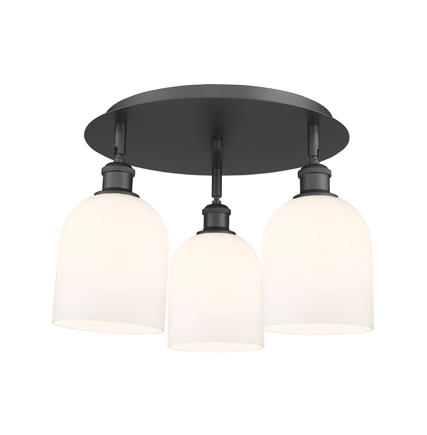 Ballston Semi-Flush Mount Satin Nickel